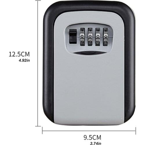 Alloy Code Lock Key Box Keysafe Password Security Code Lock Travel Security Padlock Key Storage Password Boxes