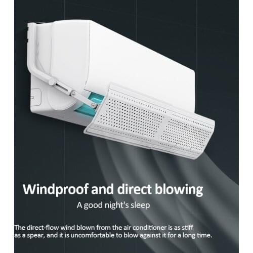 New Adjustable Air Conditioning Cover Anti Direct Blowing Wind Deflector Scalable Air Conditioner Baffle Shield Windshield
