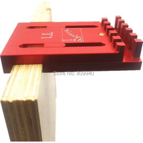 1Set Carpenters ruler wooden ruler sawtooth measuring ruler woodworking tool