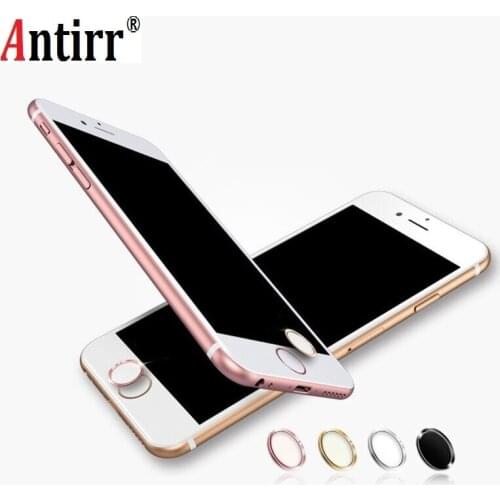 Metal Home Button Sticker For iPhone 8 7 6 6S Plus 5 5S SE iPad Keyboard Support Touch ID Fingerprint Home Key