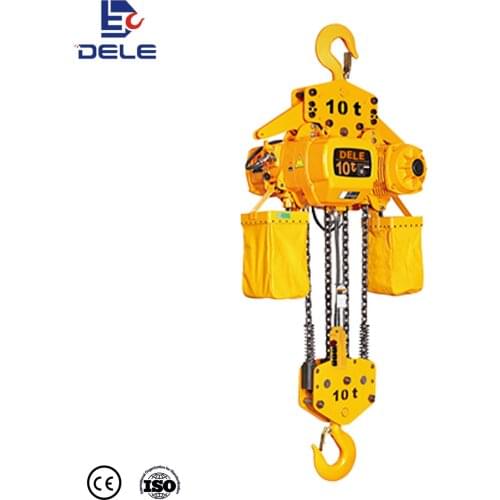 Fixed China Supply Crane Use Electric Chain Hoist 10 Ton