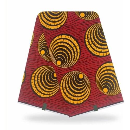Nigerian African Style Clothing Material For Sewing 100%Real Soft Ankara Wax Dye Printed For Fabric Prints By The Yards V-L 6-53