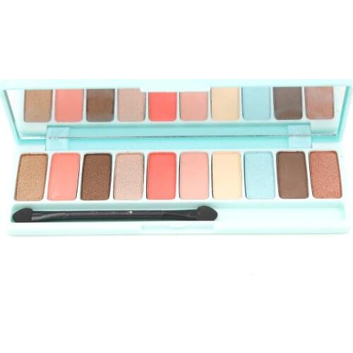 10 Color Eye Shadow Matte Shimmer Eyeshadow Palette 1 pics Eyeshadow Pallete Palette Net 13g 3596