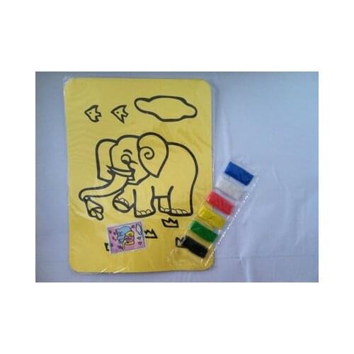 Sand art kits for childrens educational toys FREE by DHL 200pcs/lot