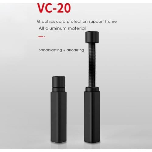 Adjustable Graphics Card Bracket Aluminum Video Card Holder Accessories Video Card Sag Holder Bracket Jack Desktop PC