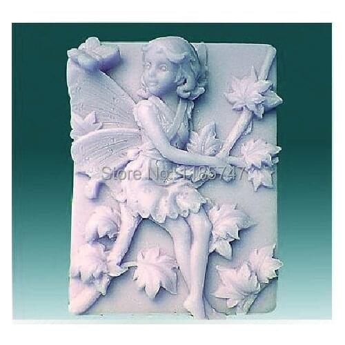 Art angel shaped silicone soap mold soap mould silicone mould for DIY crafts