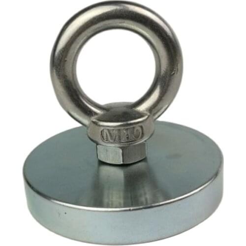 250Kg Super Powerful Neodymium N52 Magnet Permanent Galvanized Imanes Salvage Fishing Hook Aimant Treasure Hunt Magnetic Magnets