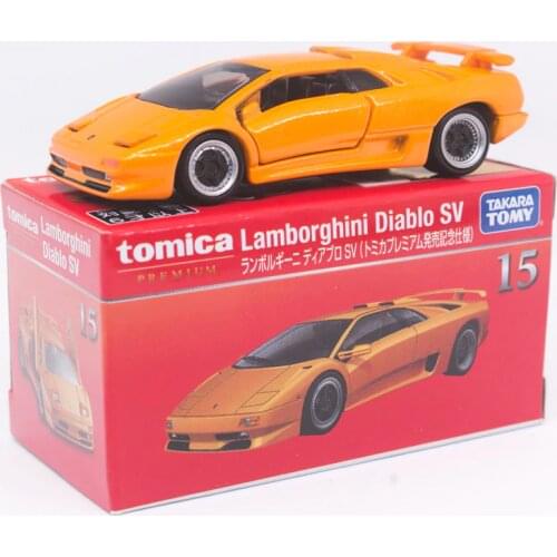 Takara Tomy Tomica Premium 15 Lamborghini-Diablo SV Orange Special Commemorative Release Diecast Car Model Toy