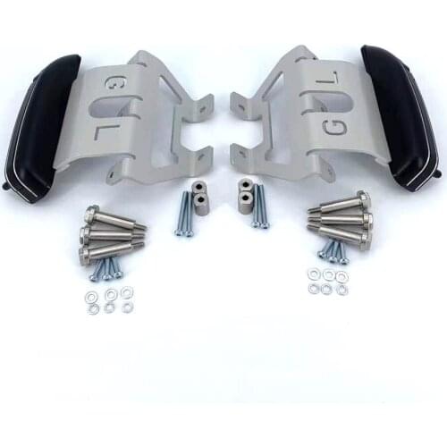 For Honda Golden Wing GL1800 F6B 2018-2020 Motorcycle Engine guard bar + cruise pedal Aero Flip-Out Highway Pegs GL 1800