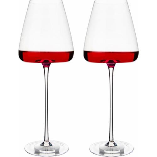 2pcs Goblet Wine Glass 650ml Kitchen Utensils Crystal Water Champagne Glasses Bordeaux Wedding Party Birthday Gift Lead-Free