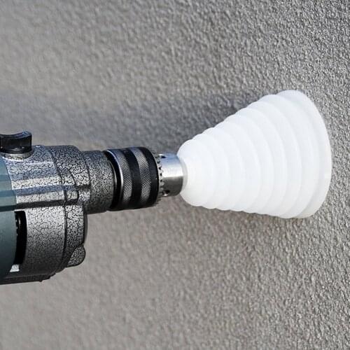 4pcs Drill Rubber Dust Cover Dust Collector Electric Hammer Drill Dust Cover Woodworking Electric Drill Power Tool Accessories