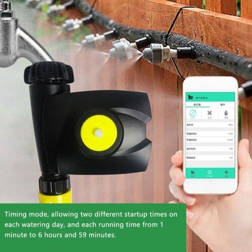 BT Intelligent Irrigation Timer Timing Cycle Smartphone APP Remote Controlled Support Languages with Multiple Timing Modes
