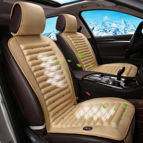 Built-In Fan Cushion Air Circulation Ventilation Car Seat Cover For Audi A3 A4 A5 A6 A7 Series Q3 Q5 Q7 SUV Series