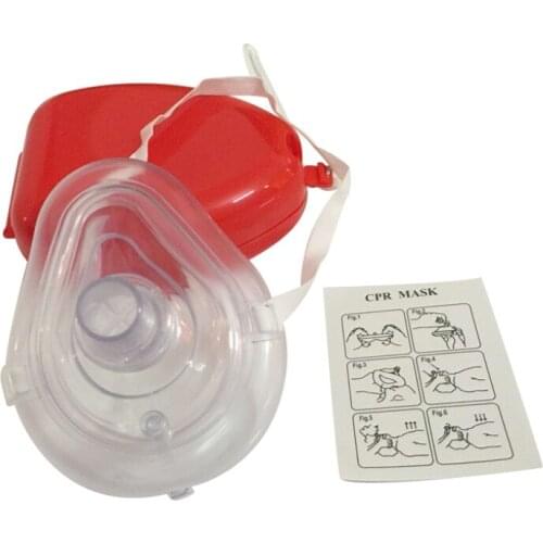 Pocket First Aid Kit CPR Resuscitator Rescue Emergency Breathing Mask Mouth Breath One-way Valve Tools CPR Mask Supplies