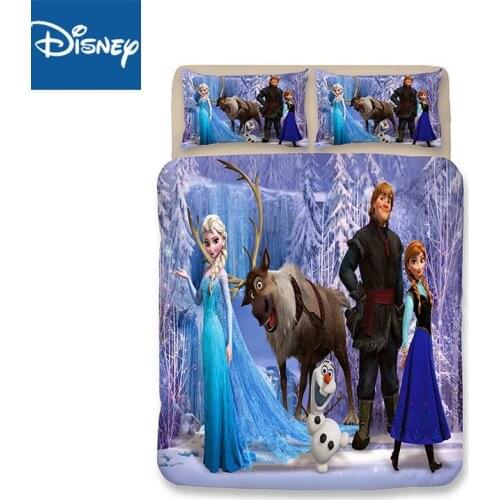 Comforter bedding set single size duvet covers for girls queen 3/4 pcs childrens birthday gifts cartoon promotion free shipping