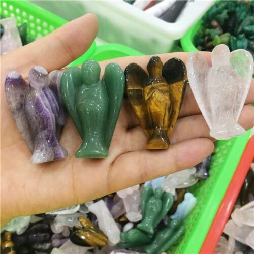 Natural flash pulls feldspar labradorite angel crystal gemstone meditation healing chakra as gift 1pcs