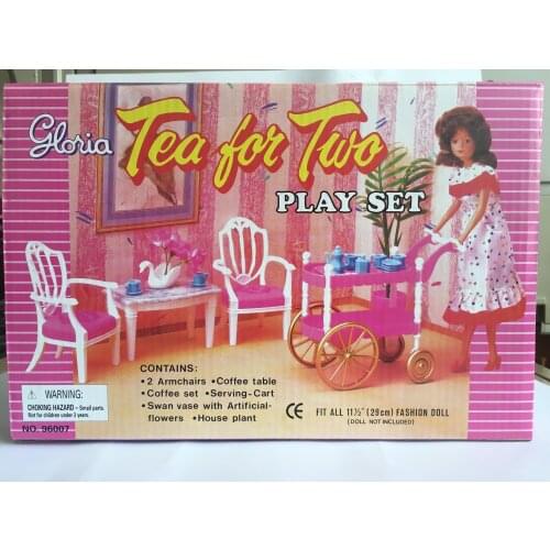 Original for princess barbie furniture kitchen accessories car 1/6 bjd doll restaurant dining table set toy gift