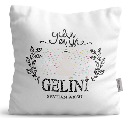 Personalized The Year 'S Best Bride Satin Pillow