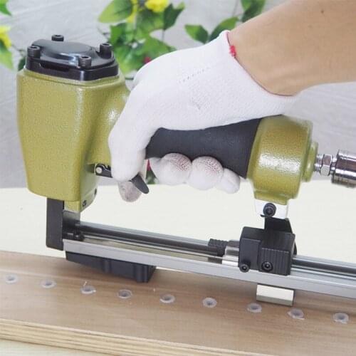 Pneumatic Rubber Embedded Nail Gun Air Nail Gun Plastic Embedded Parts Furniture Three-in-one Connector 10.5 Expansion