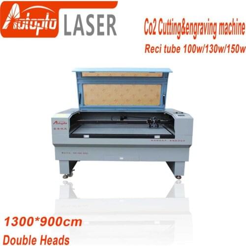 Reci tube w2 w4 w6 w8 1300*900 Co2 laser cutting&engraving machine for acrylic wooden fabric leather
