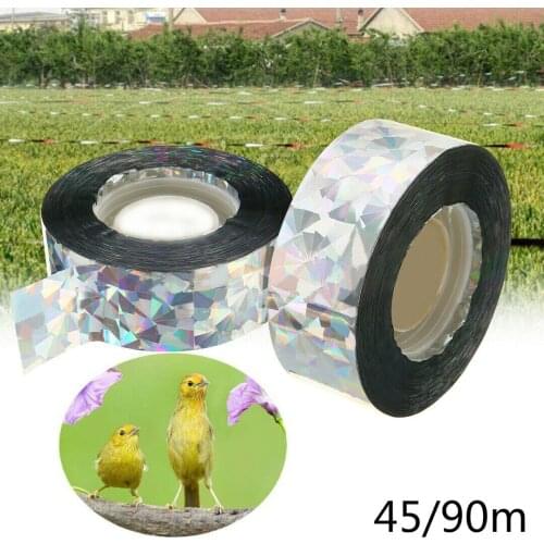 Anti Bird Tape Audible Repellent Fox Pigeons Repeller Ribbon Tapes for Pest Control For Garden Agriculture Supplies 45/90M