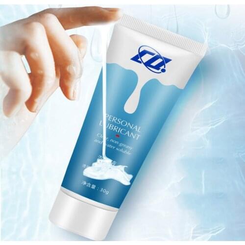 Men and women can use water-soluble human lubricating fluid for anal sex and vagina nourishment without washing lubricants 30g
