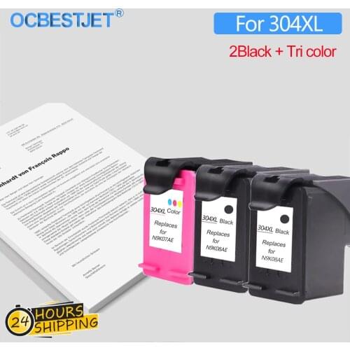 Compatible Ink Cartridge For HP 304 304XL HP304 Deskjet 2620 2630 3720 3721 3723 3730 Envy 5010 5020 5030 5032 Inkjet Printer