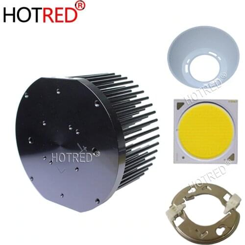 CREE CXB3590 COB LED Grow Light Full Spectrum Ideal holder 50-2303CR Heatsink Meanwell driver 100mm glass lens / reflector DIY