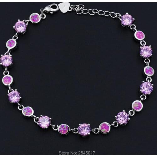 SZ0087 2021New Hot Round Opal + Imitation Gemstone Rhinestone Bracelet Ms. Jewelry Gift