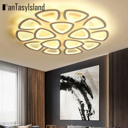 Triangle Modern chandelier with APP Remote control LED lights For Living Room Dining Room Kitchen Bedroom Home Lighting Fixture