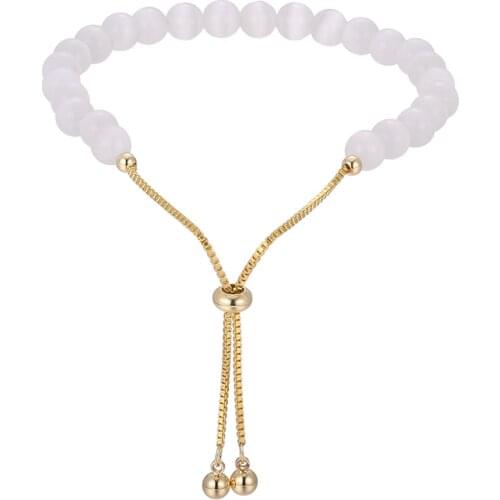 ONYSS Bracelets For Women 14K Gold Plated Friendship Bracelets Luxury Opal Bracelet 2021 Trend Jewelry