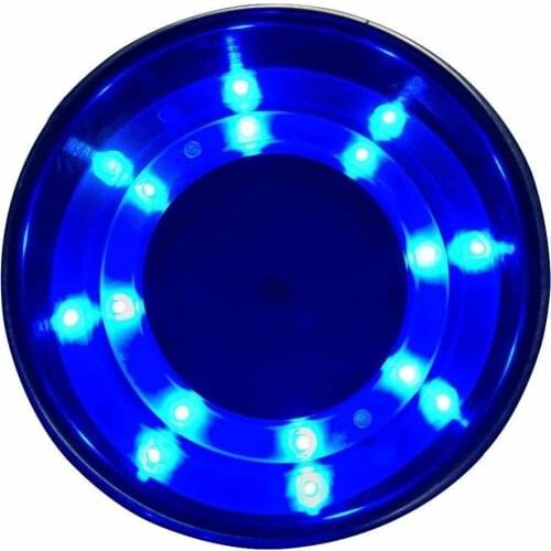 2Pcs Stainless Steel Cup Drink Holder Blue LED Built-in For Marine Boat Truck RV