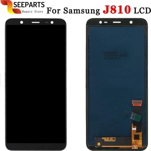 6.0 New TFT For Samsung J810 Galaxy J8 2018 J800 J800FDS LCD Display Touch Screen Digitizer Assembly for Samsung J8 LCD Display