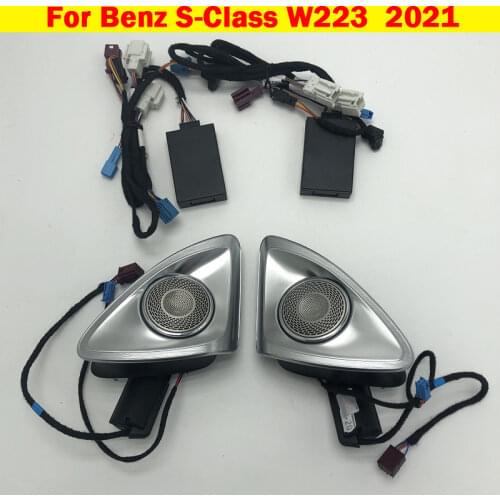 64-Color Original 4D Rotating Tweeter Speaker Ambient Light Car Led Neon Atmosphere Lamp For Mercedes-Benz S-Class W223 2021