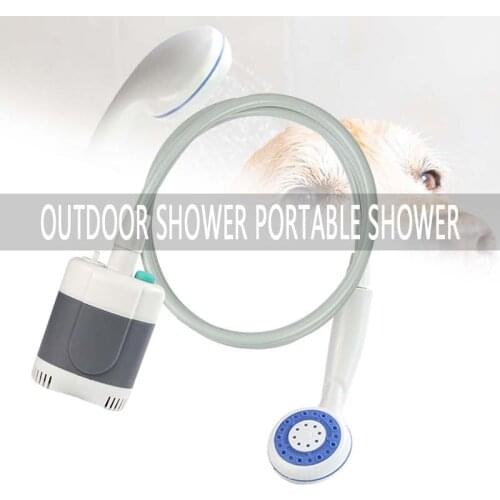 12V Portable Camping Shower Pump Rechargeable Bathing Pump Handheld Shower Washer Cleaning For Outdoor Sport Travel Shower