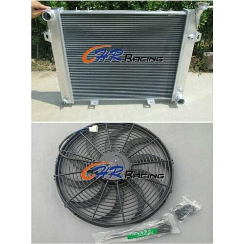 Aluminum radiator + fan for Jeep Grand Cherokee 5.2L 5.9L V8 1993-1998
