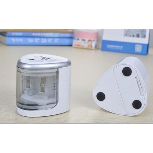 Automatic Two-hole Electric Pencil Sharpener Home Office School Supplies e20