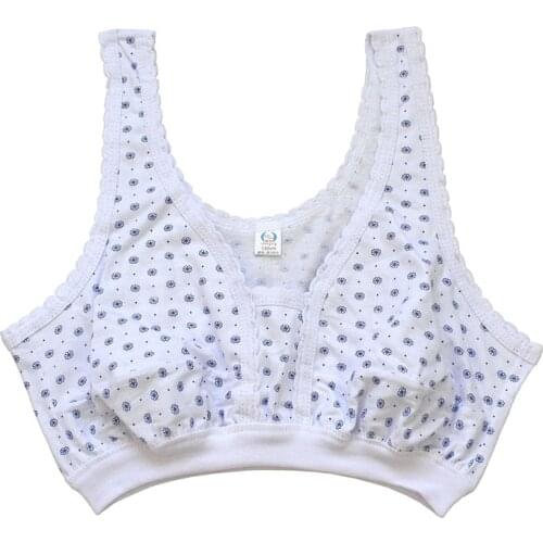 Big Size Bra Womens Comfortable Vest Style Elastic Brassiere Cotton Breathable Underwear Casual Soft Seamless Wire Free Bras