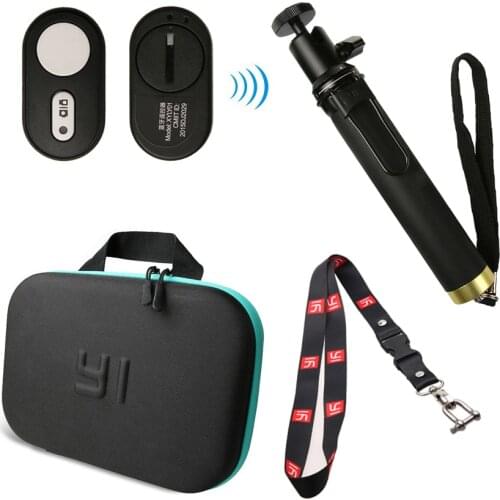 Camera bag case Neck lanyard Strap Yi 4K Bluetooth Remote Control For Xiaomi Yi Selfie Stick For Xiaomi YI Xiaoyi 4K 4k+ Yi Lite