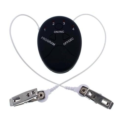 Electric Shock Nipple Clips Labia Clitoris Clamp Medical Themed Electro Breast Massager Adult Game Sex Toy For Women