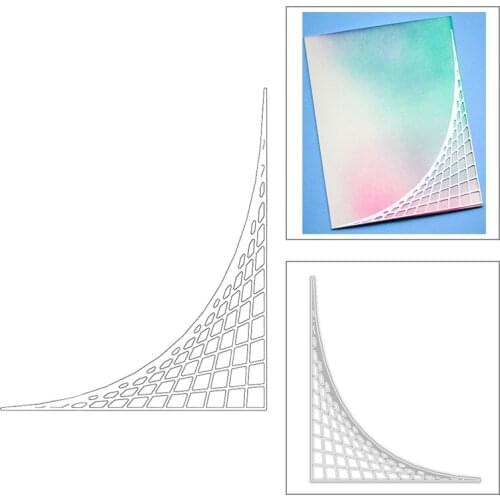 Background 2020 Layered Grid Arch Corner Border New Metal Cutting Dies For Scrapbooking Album Decorative Embossing Craft Die Cut