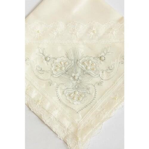 French Lace With Stone Embellishment Monalisa Dowry Pouch Silver-Mixed Multicolour хна для мехенди henna bride veil welon