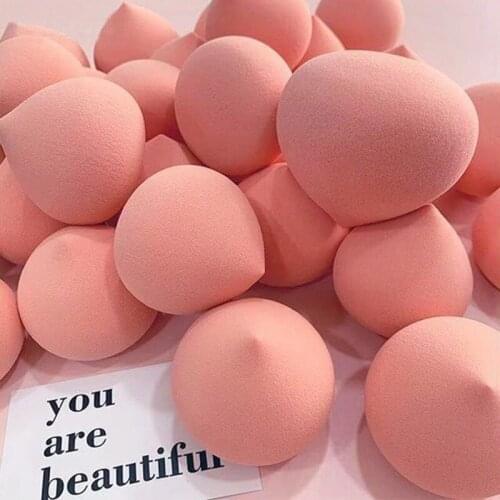 1PC Different Color Peach Shape Makeup Sponge Dry&Wet Use Cosmetic Puff Sponge Maquiagem Foundation Powder Blush Beauty Tools