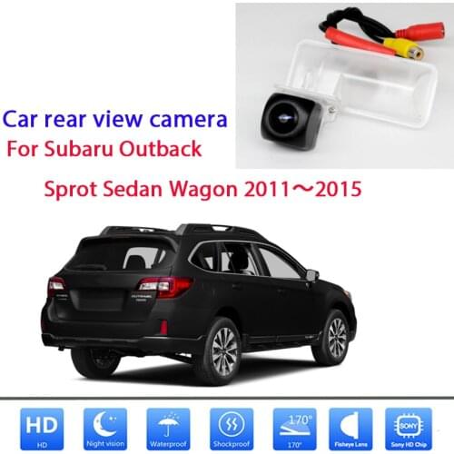 Rear View camera For Subaru Outback Sprot Sedan Wagon 2011 2012 2013 2014 2015 CCD Full HD Parking license plate Camera
