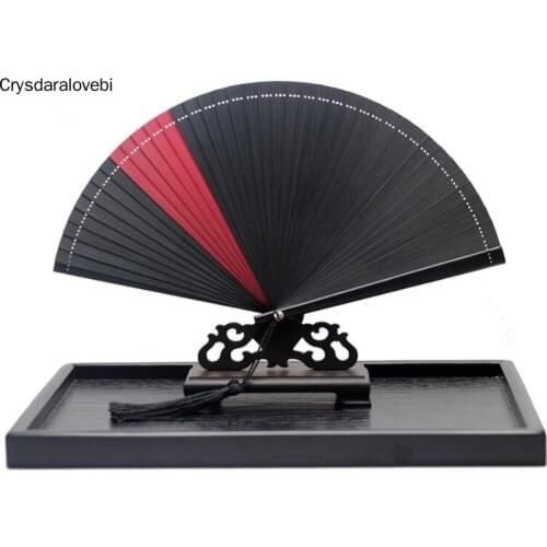 Chinese Style Classic Hand Hld Bamboo Folding Fans for Church Gift Party Diy Vintage Exquisite Home Decoration Craft Fans