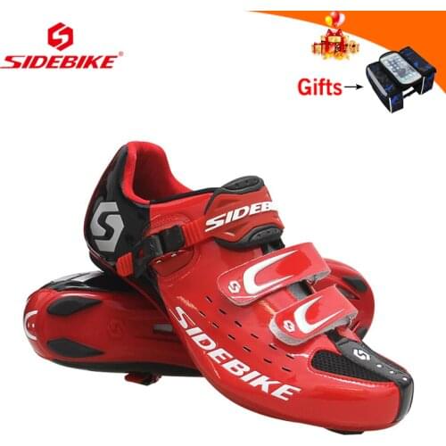 SIDEBIKE Sapatilha ciclismo men women cycling shoes road breathable ultra-light self-locking superstar mountain bike sneakers