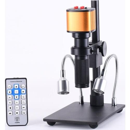 16MP Electronic Microscope with 150X Lens Portable HDMI-Compatible Microscope Camera Kit for PCB Phone Repair Soldering