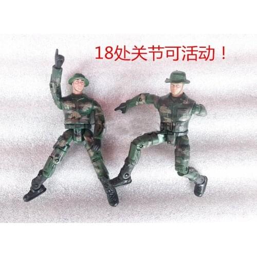 WPL B-1 B-14 B-24 B24 C14 C-14 Wltoys 124301 Military Truck RC Car Simulation Doll Soldier Model Joint Adjustable about 10cm