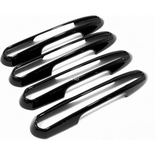 For Toyota RAV4 2019 2020 Door Handle Trim Cover Accessories Carbon Fiber ABS Style Car Styling