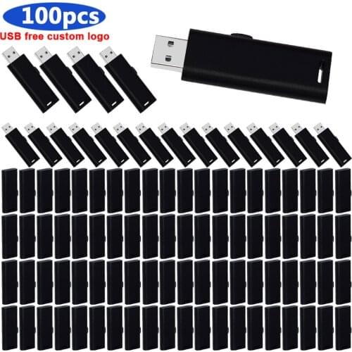 New 100pcs free logo usb flash drive 8gb usb 2.0 pen drive 16gb pendrive 32GB usb flash 64gb flash disk 128gb flash memory stick